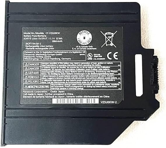 CF-VZSU0KW Laptop Battery 11.1V 32Wh 2860mAh CF-54 CF-54C Media Bay