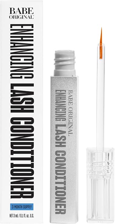 Babe Lash Enhancing Conditioner - Conditioning Serum for Eyelashes, with Peptides and Biotin, Companion to Essential Lash Serum, 3mL, 4-month Supply