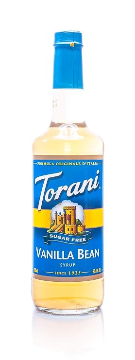 Torani Sugar Free Vanilla Bean Syrup w/Splenda, 750 mL