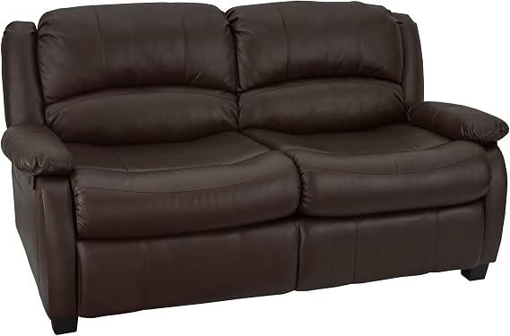 RecPro Charles Collection | 65" RV Hide A Bed Loveseat | Memory Foam Mattress | Pull Out Couch | RV Furniture | Chestnut