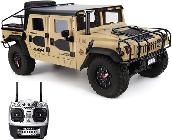 1/10 US GM Hummer H1 Military Truck 4WD Crawler RTR Pickup Standard Desert HG-P415A