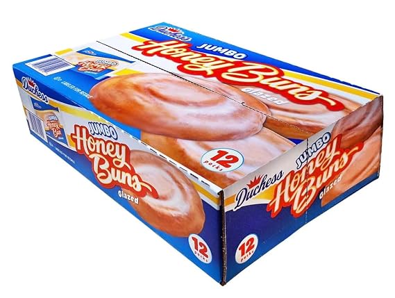 Duchess Glazed Honey Buns 12 pk (4 oz)