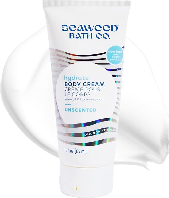 Seaweed Bath Co. Hydrate Body Cream, Unscented (6 oz)