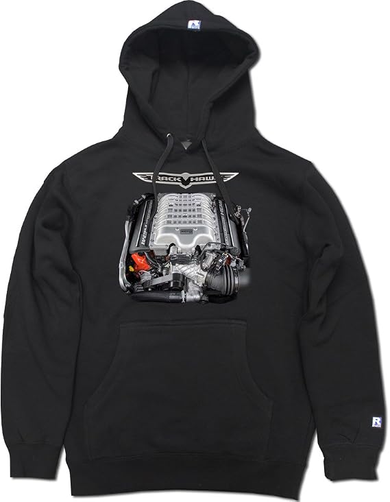 FTD Apparel R Built Men's Trackhawk Engine Pullover Hooded Sweater