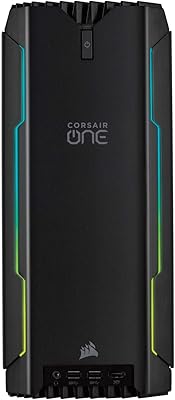 CORSAIR ONE i140 Compact Gaming Desktop PC,i7-9700K,RTX 2080,480GB M.2 SSD,2TB HDD,32GB DDR4,Windows 10 Home