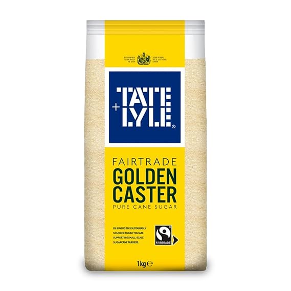 Tate & Lyle Unrefined Golden Caster Fairtrade Sugar 1 kg