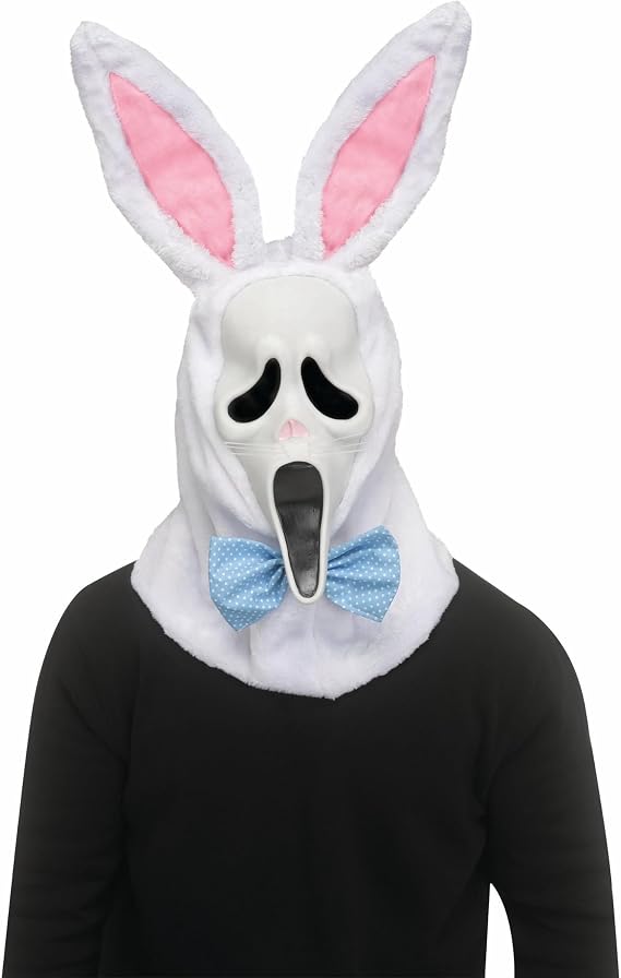 Fun World Ghost Face Easter Bunny Mask