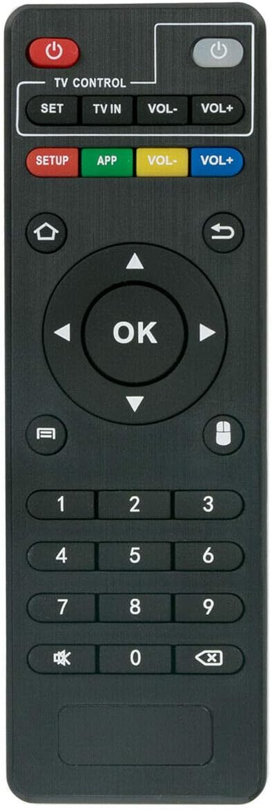 NTQinParts Replacement Remote Control Controller for XBMCMart Smart Android TV Box Player [Quad CORE | 64 BIT | 4K]