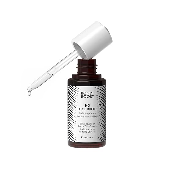 BondiBoost HG Lock Drops Daily Hair Serum for Women Non-Greasy, Reduces Hair Thinning, Stimulates Scalp, Supports Thicker Fuller Hair Vegan, Color-Safe, Lightweight for All Hair Types & Textures | Non-greasy daily serum reduces thinning & stimulates scalp for thicker, fuller hair. Vegan, color-safe, lightweight.
