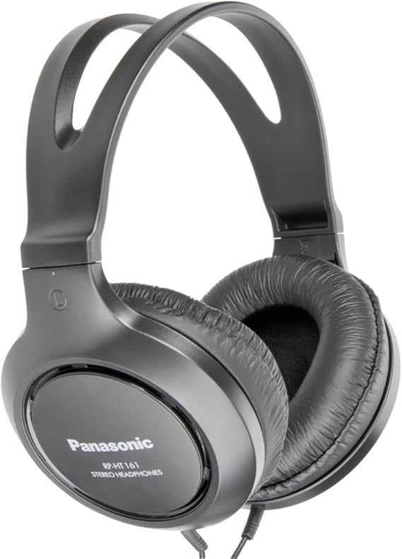 Panasonic RP-HT161E-K Headphone, Black