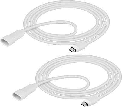 Prestantious Extension Cable for Solar Panel, ONLY Works for The 2nd Generation Solar Panel, 2-Pack