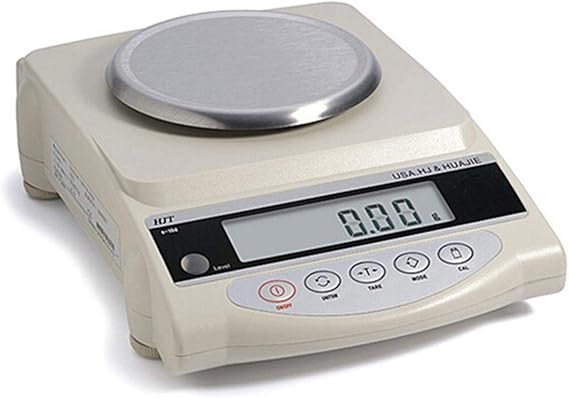 High Precision Lab Jewelry Scales, 3kg/ 0.01g Precision Balance Count Tare LCD Display Multifunctional Electronic Scale (Color : White, Size : 600g/0.01g)