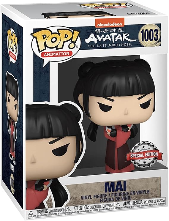 Funko POP! Animation Avatar The Last Airbender #1003 Mai with Knives Special Edition Exclusive