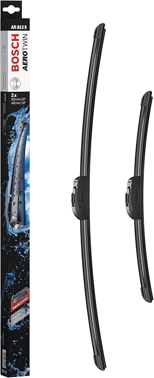 BOSCH Aerotwin Retro Wiper Set Honda Civic FC5 (2017-2021), HR-V (2015-2020), Jeep Cherokee (2014-2018), Renault Kadjar (2015 and later), [650/450 mm] AR813S 3397118912