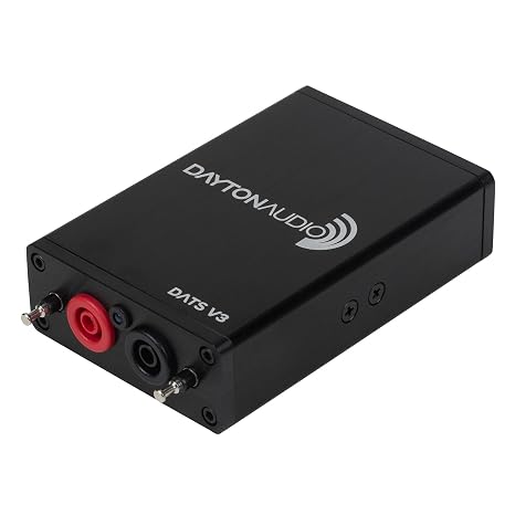 Dayton Audio DATS V3 Computer-Based Speaker & Audio Component Test System, USB Interface, Impedance & Thiele/Small Parameter Measurement, PC Software Included