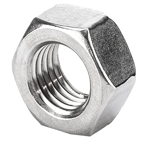 DGZ 20Pcs 304 Stainless Steel Left Hand Thread Hex Nuts,Hex Reverse Thread Machine Screw Nut(M3), Silver