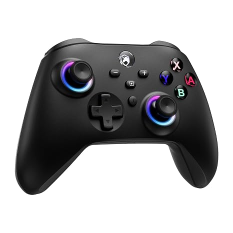 ECHTPower Switch Controller Compatible with Switch 2/OLED/Lite Switch Pro Controller 9 LEDs Wireless Controller with Turbo 6-Axis Wake-up Gyroscope SYNC Macro and Screenshot