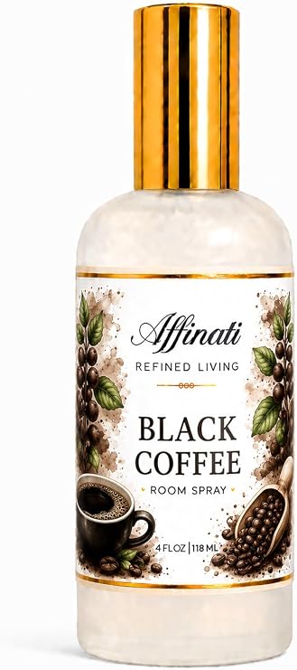 Black Coffee Affinati Luxury Room & Linen Spray, 4 oz
