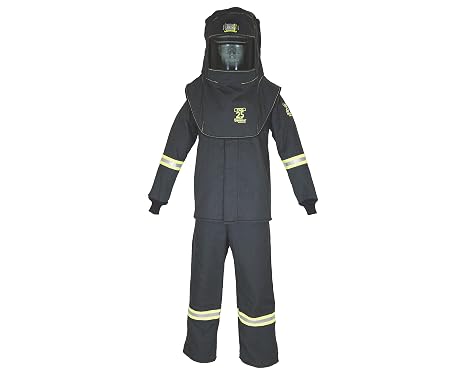 TCG25 Series Arc Flash Hood, Coat, and Bib Suit Kit with Escape Strap