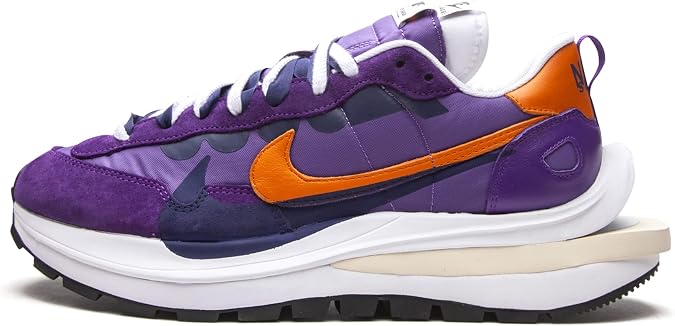 Sacai Vaporwaffle by Nike - Dark Iris Campfire Orange