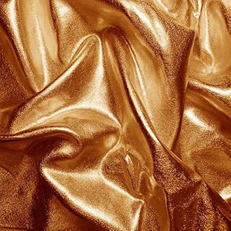 Metallic Spandex Fabric 06-Copper