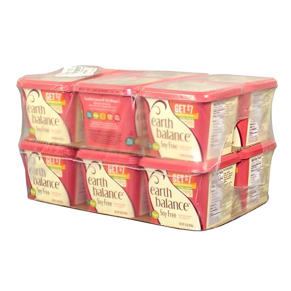 Earth Balance Soy-Free Natural Buttery Spread, 15 Ounce - 12 per case.