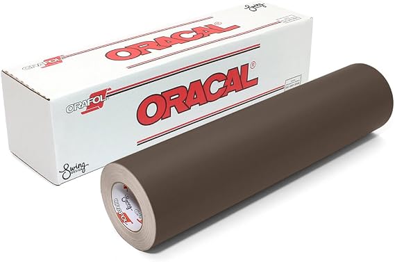 ORACAL Matte Removable 631 Adhesive Vinyl, 12" X 6', Brown