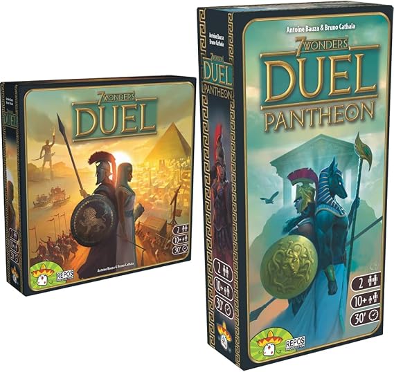 Repos Production 7 Wonders Duel and Pantheon Expansion Pack Bundle