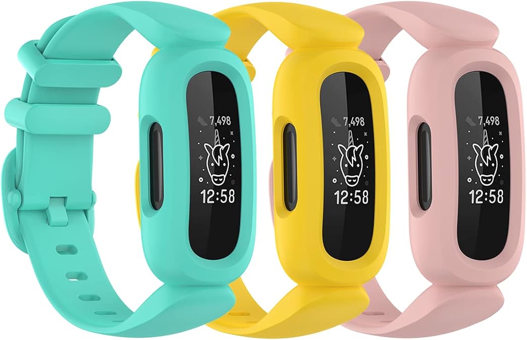 Ace 3 Bands Compatible With Fitbit Ace 3 - Skin-Friendly Colorful Watchband Straps, Wristband Bracelet Replacement Accessories