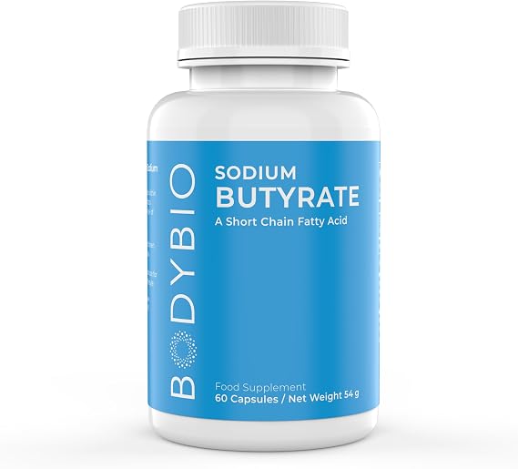 BodyBio Butyrate Sodium- Postbiotic for Gut & Digestive Support