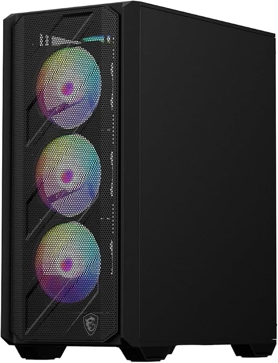 MSI MAG FORGE 140A B65 650W 80+ Bronze Tempered Glass Auto RGB Siyah ATX Bilgisayar Kasası