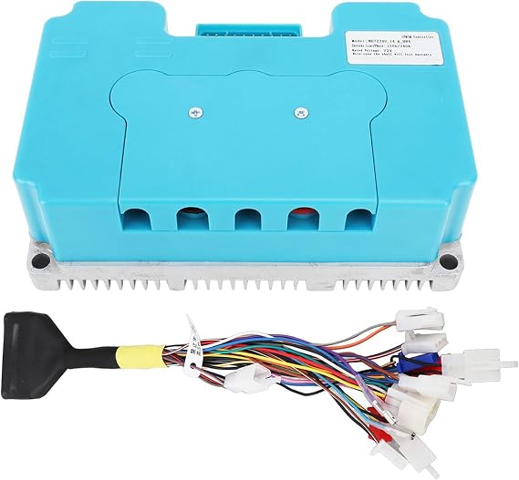 BLDC Motor Controller, 72V 340A Sinusoidal Speed Controller, Brushless Motor Driver and Motor Control Unit for Electric Motorcycle Conversion Compatible with QS Motor 3000W