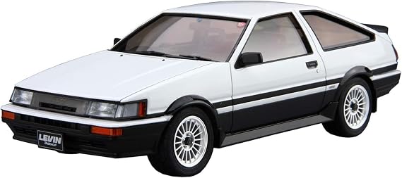 Aoshima Toyota AE86 Corolla Levin GT-Apex 85 1:24 Scale Model Kit