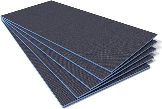 Tile Backer Boards 10mm / 5.04m2-1200 x 600mm, Waterproof Insulation for Underfloor Heating (7 Boards)