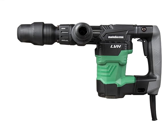 Metabo HPT Demolition Hammer, 11.5 lbs., SDS Max, Low Vibration Handle, 7.4 ft-lbs. Impact Energy, Aluminum Connecting Rod, (H41MB2)