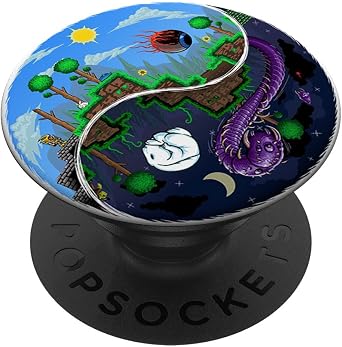 Terraria Night and Day PopSockets Adhesive PopGrip