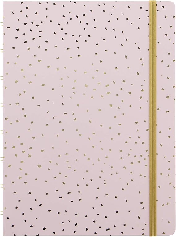 Filofax Confetti 115118 A5 Refillable Notebook in Rose Quartz