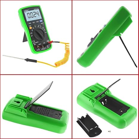 AN870 Digital Multimeter 19999 Counts Profissional Transistor Electrical Tester 600v Multi Volt Esr Meter Lead Set