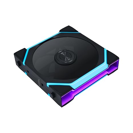 Lian Li UNI Fan SL Wireless-120-Reverse Blade-No Controller-Black-12RSL1W1B