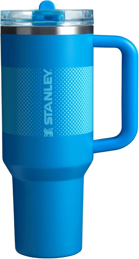 Stanley Quencher ProTour Tumbler with Flip Straw with Leakproof Lid 40 oz - Built in Straw & Handle - Cup Holder Compatible - Insulated Steel Tumbler