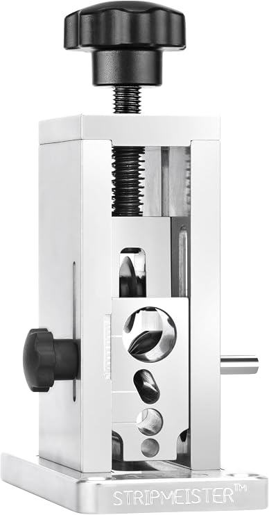 StripMeister Original Drill-Powered Wire Stripper Wire Sizes Up To 3/4", Jam-Free, Copper Wire, Built for Safety, Speed, and Efficiency - Portable Wire Stripping Machine