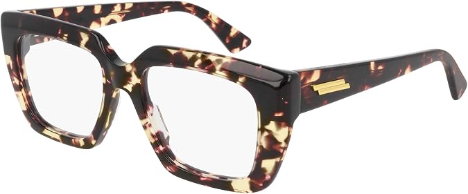 Bottega Veneta, BV1032O Light Havana Women Eyewear Frame 52/18/145