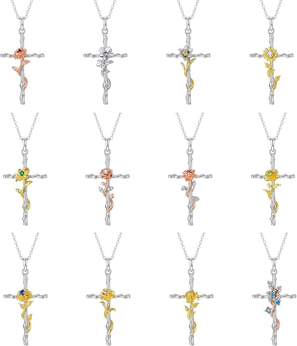 FOREVER QUEEN Sunflower Necklace Ring for Women S925 Sterling Silver Heart Necklace Jewelry,You are My Sunshine Pendant Necklaces Ring Jewelry Gifts for Women Girls Mom Wife