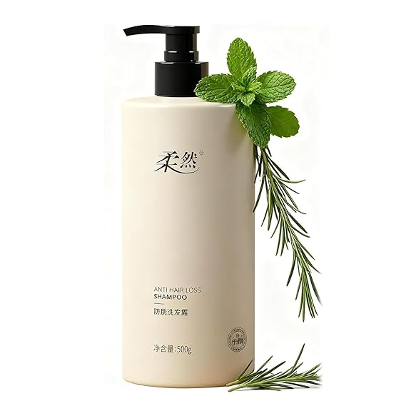 Rouran Shampoo, Rouran Anti Hairloss Shampoo, Rouran Hair Shampoo 500 Ml/17.6 Fl Oz, Suitable for All Hair Types, Nourishing & Moisturizing, Natural Ingredients (1pcs)