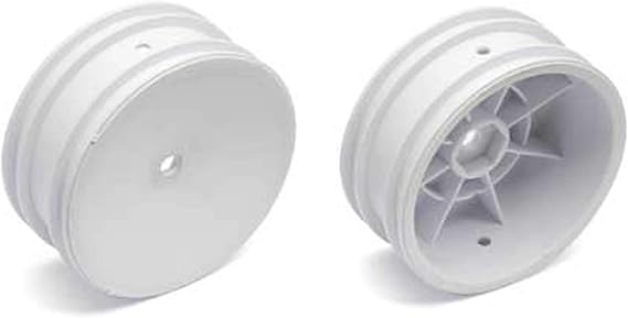 Team Associated 9690 2.2 Front Wheel with 12mm Hex, White (2)