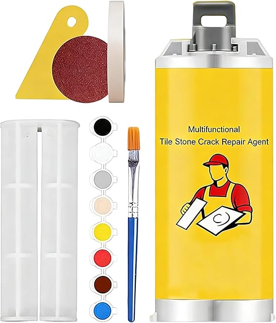 Tile Repair Kit | Waterproof Marble Repair Putty | Tile Repair Kit for Bathtub, Sink, Floor, Bathroom, Kitchen, Balcony, Ceramic, Shower