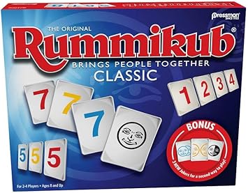 Rummikub with Bonus Jokers Game, Classic, Pressman