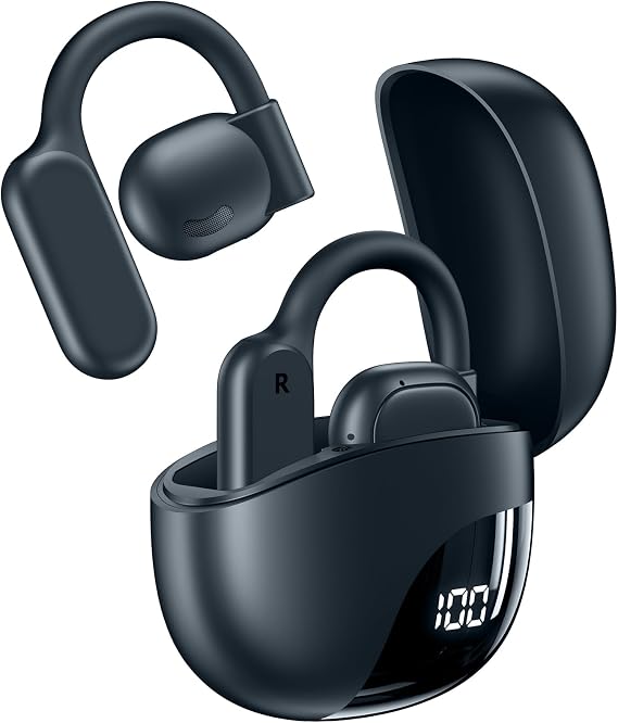 AI Translation Earbuds Real Time 164 Languages 80H Playtime Translator Ear Buds Audifonos Traductores Ingles Espanol Wireless Earphones Bluetooth AI Headphone for Travel Meeting Learning K08