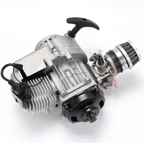 49cc 2 Stroke Engine, Engine Motor Kit, Pull Start Engine, Motorized Bike Engine, 2 Stroke Engine, Atv Engine, Small Engine, for Scooter Pocket Dirt Bike Quad Atv