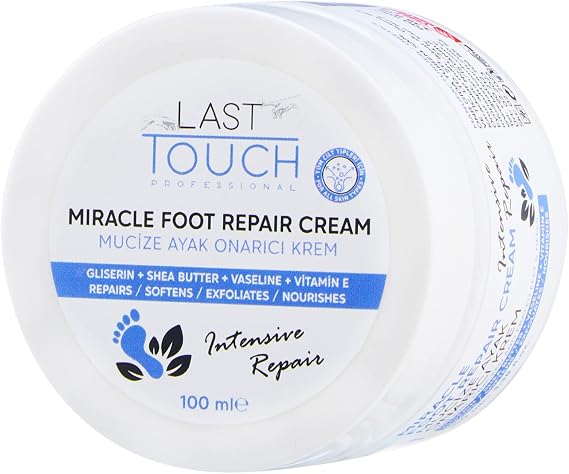 LAST TOUCH Crack Repair Miracle Foot Care Cream 100 ML (Vaseline & Shea Butter)